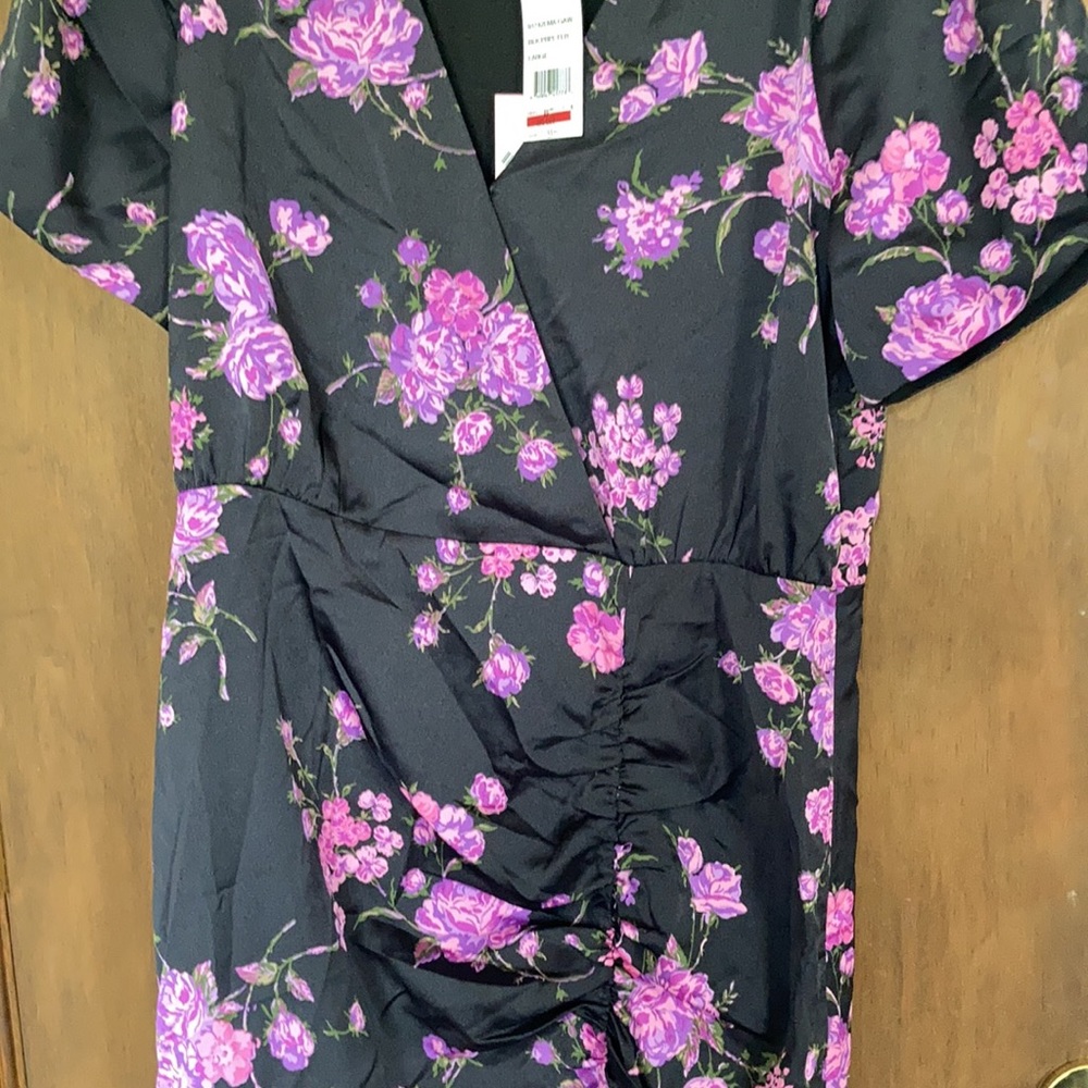 Leyden floral print retro dress size L - Picture 4 of 16